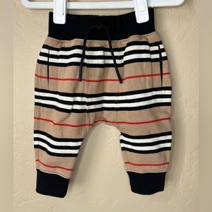 ❌SOLD ON EBAY❌ Authentic Burberry Kids Icon Stripe Joggers 6 Months
